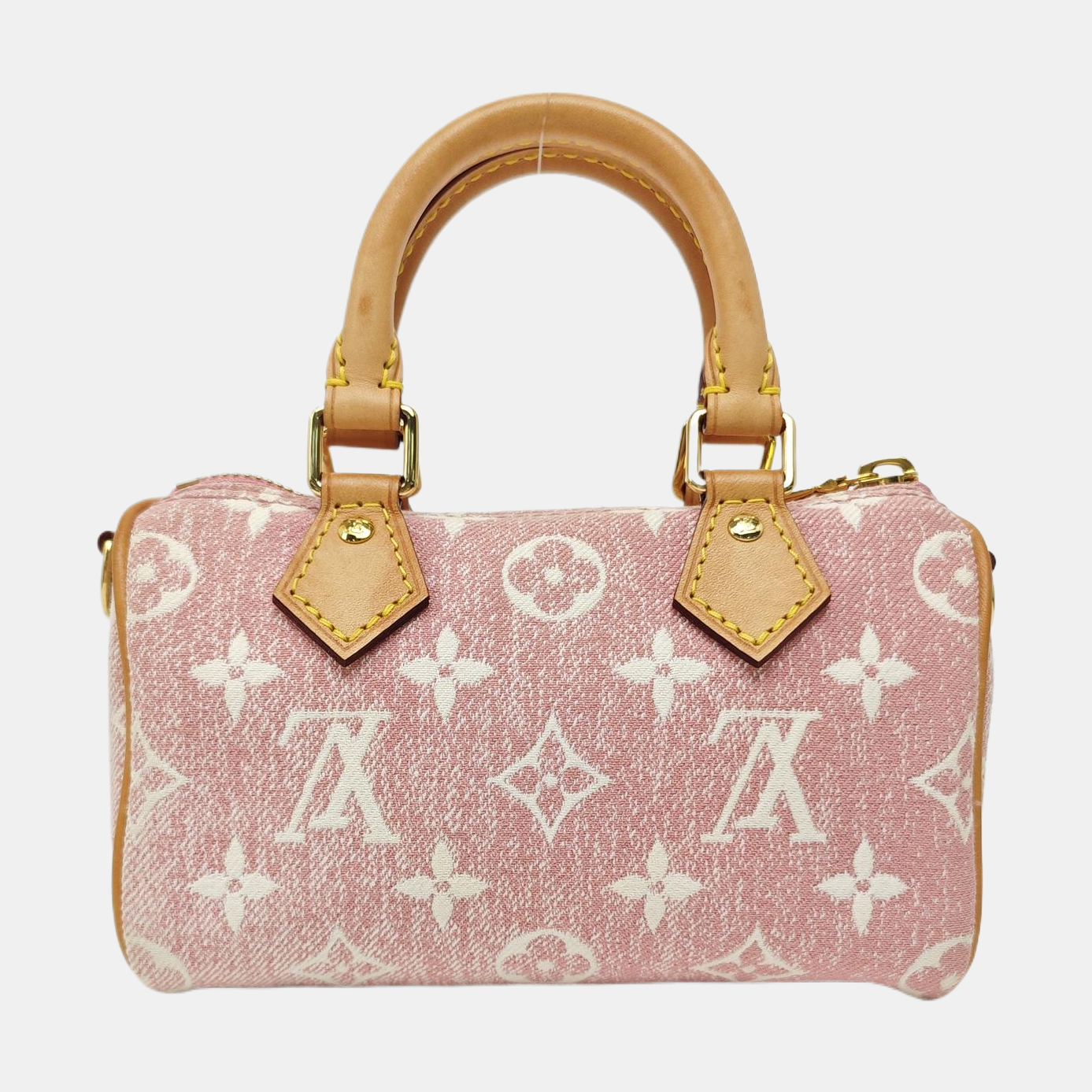 SPEEDY Nano Monogram Denim Pink