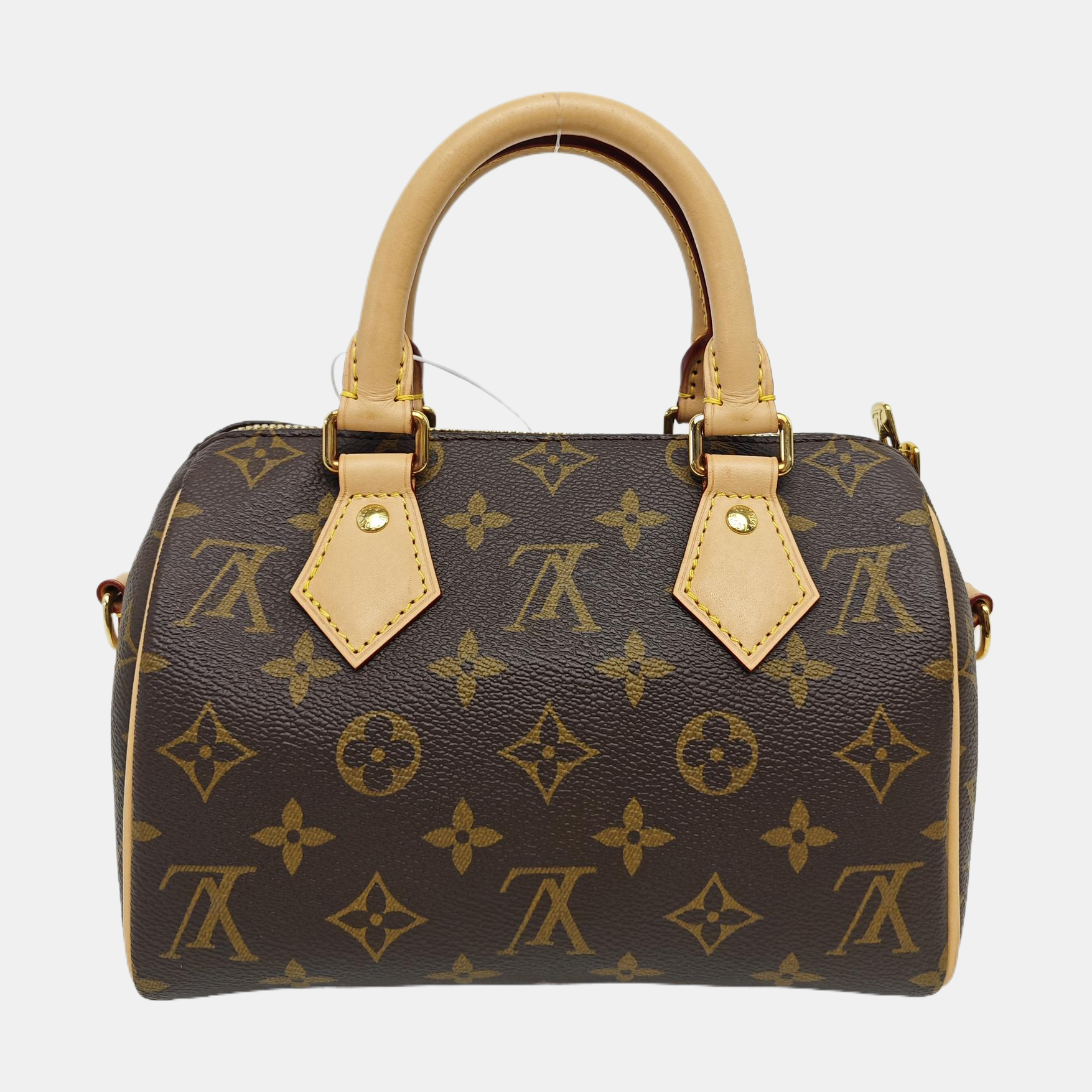 SPEEDY 20 Monogram Coated Canvas Brown