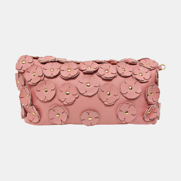 Leather Tote Bag Pink