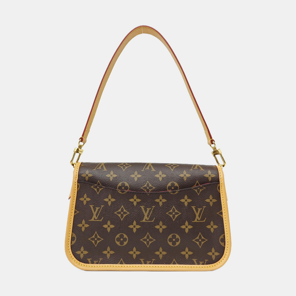 DIANE Monogram Coated Canvas Brown