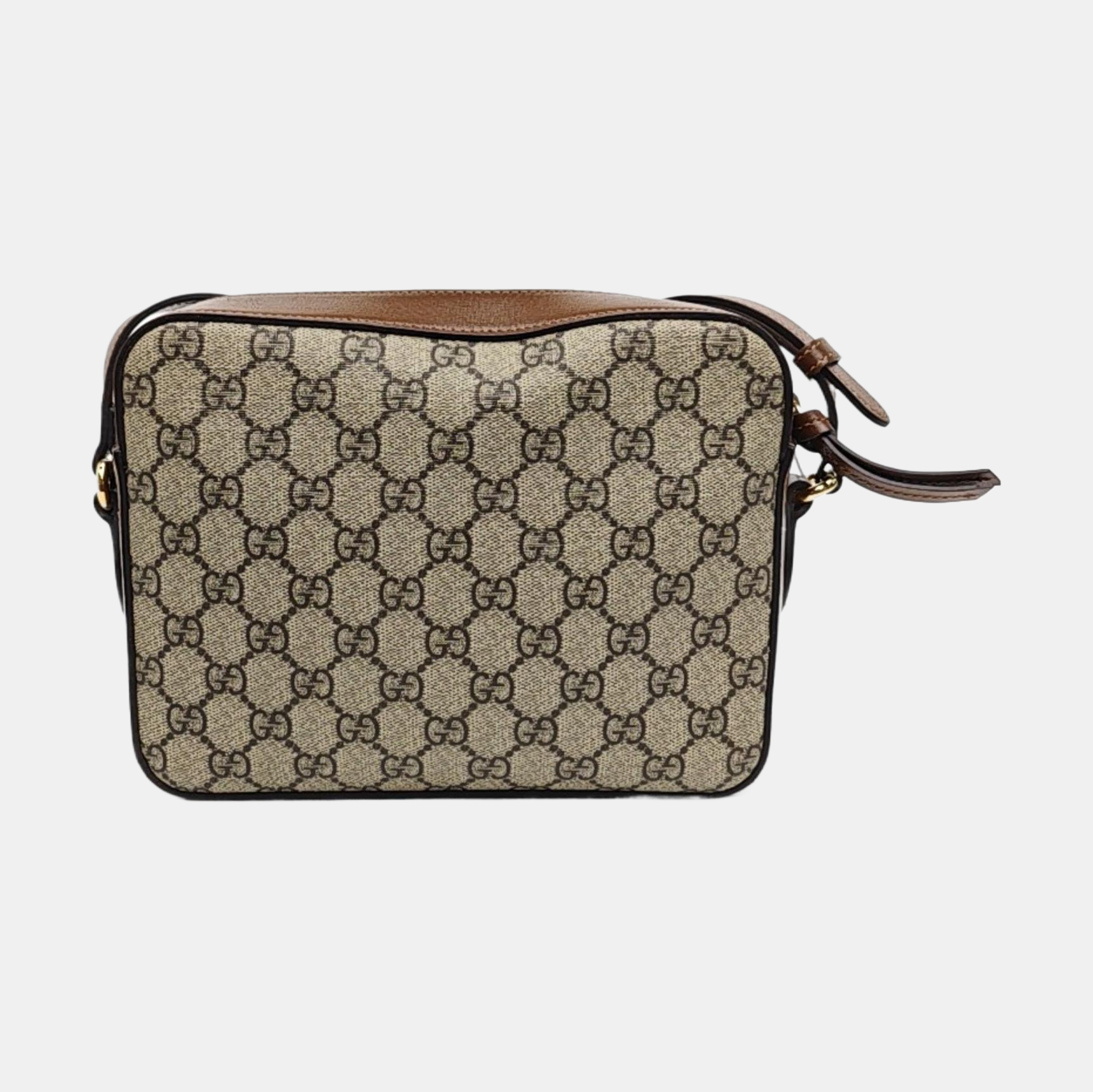 Horsebit 1955 Small Coated Canvas Beige