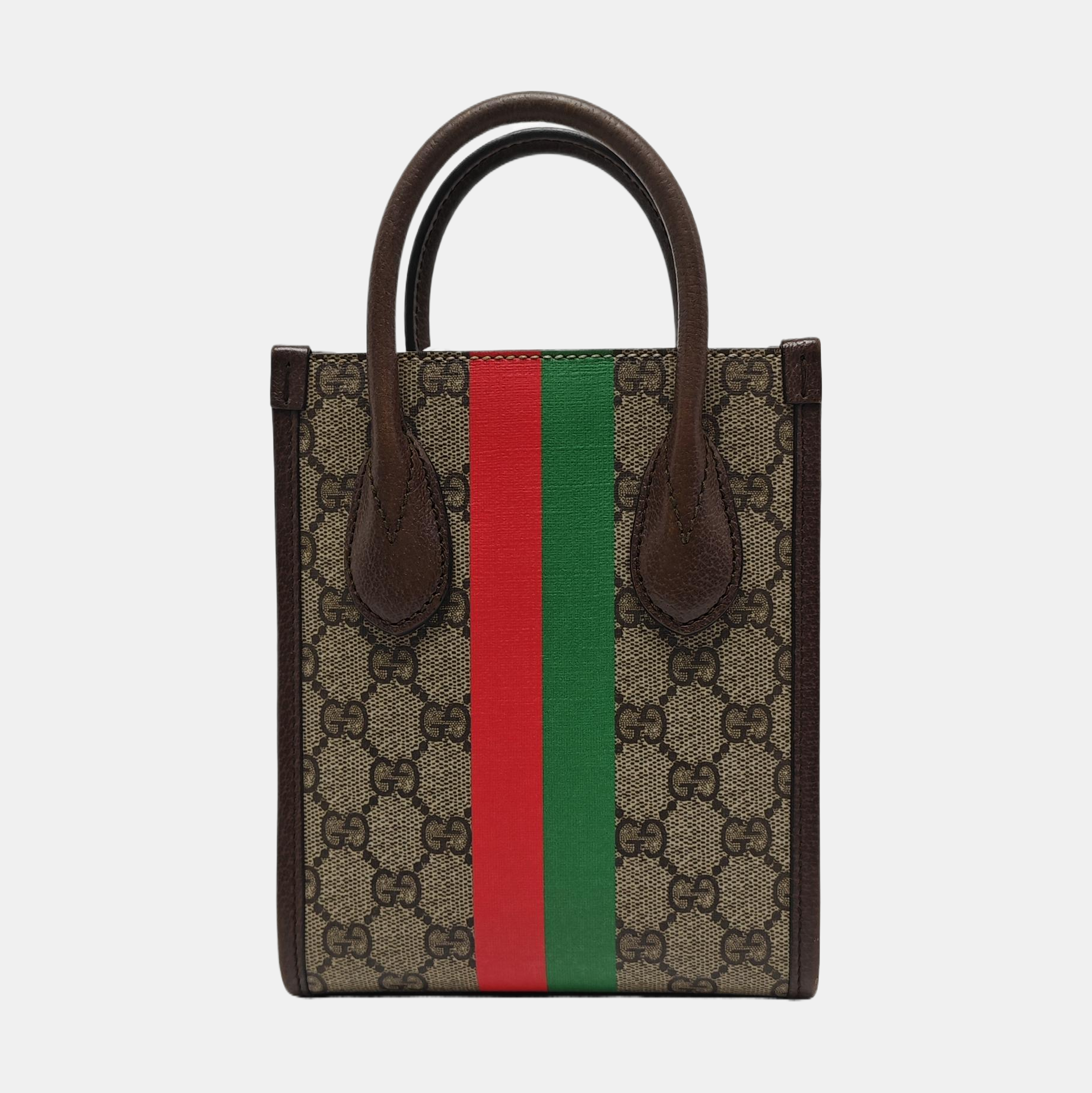Retro Mini Monogram Coated Canvas Beige