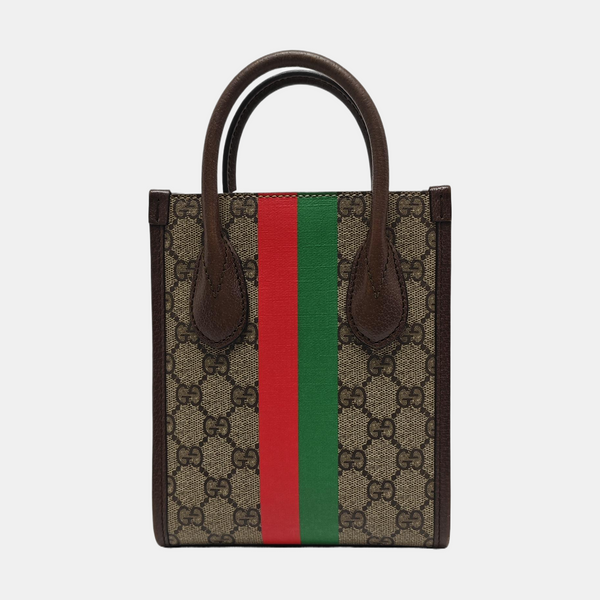 Retro Mini Monogram Coated Canvas Beige
