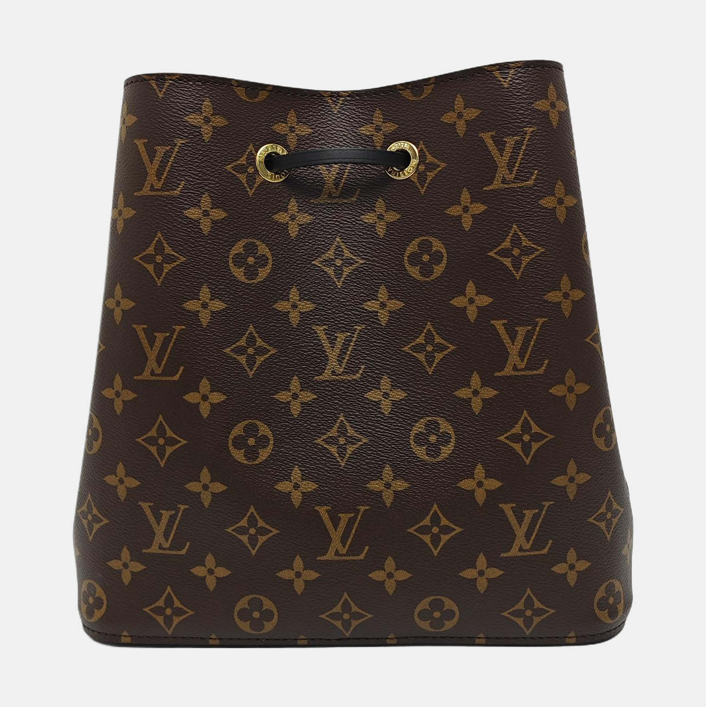 NÉONOÉ MM Monogram Coated Canvas Brown