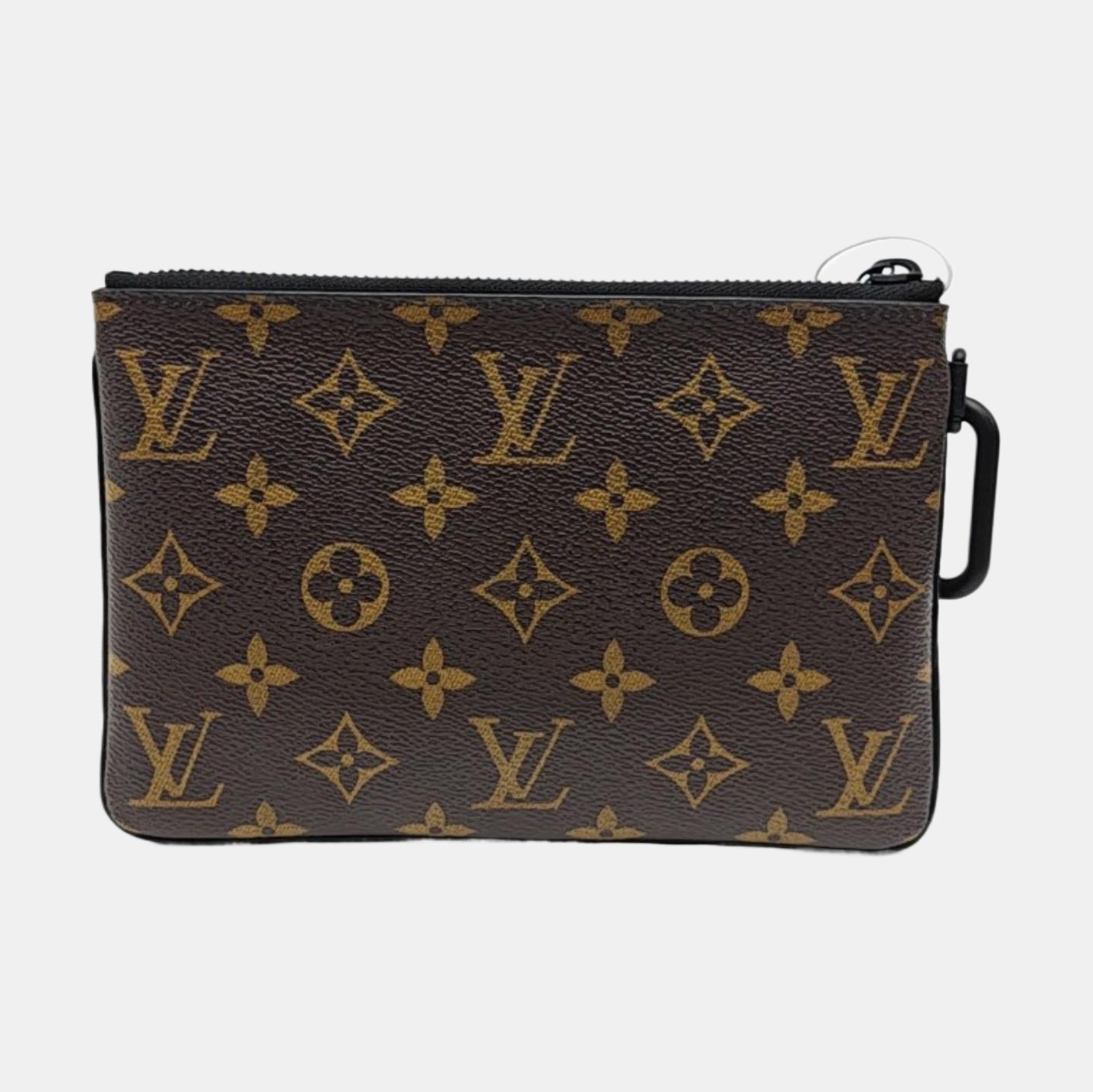 POCHETTE CHAINE MM Monogram Coated Canvas Brown Wallet