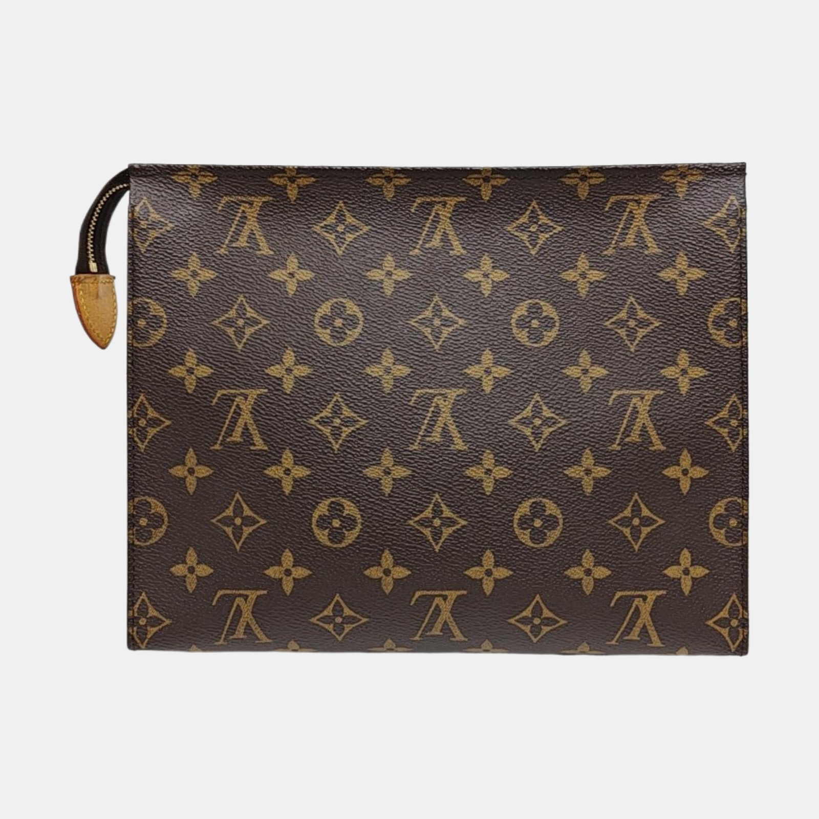 TOILET POCKET 26 Monogram Coated Canvas Brown