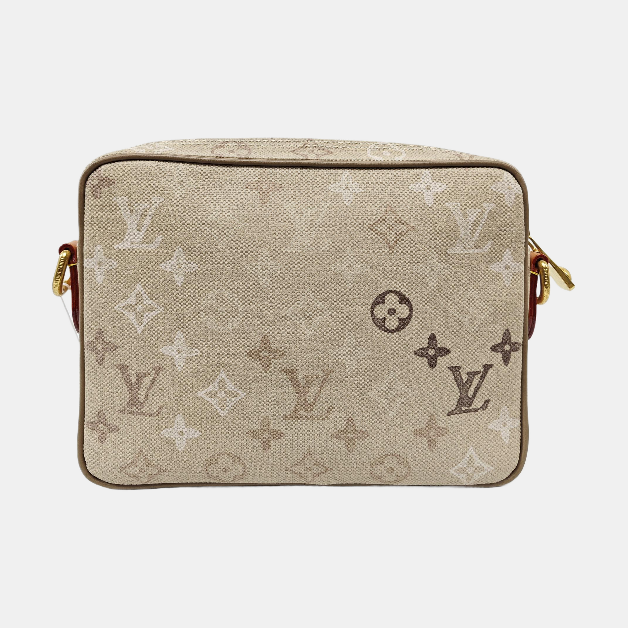 NIL Monogram Coated Canvas Green