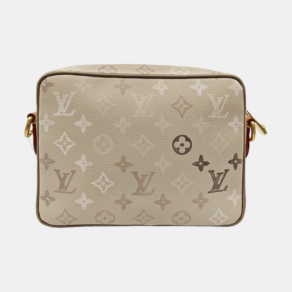 NIL Monogram Coated Canvas Green