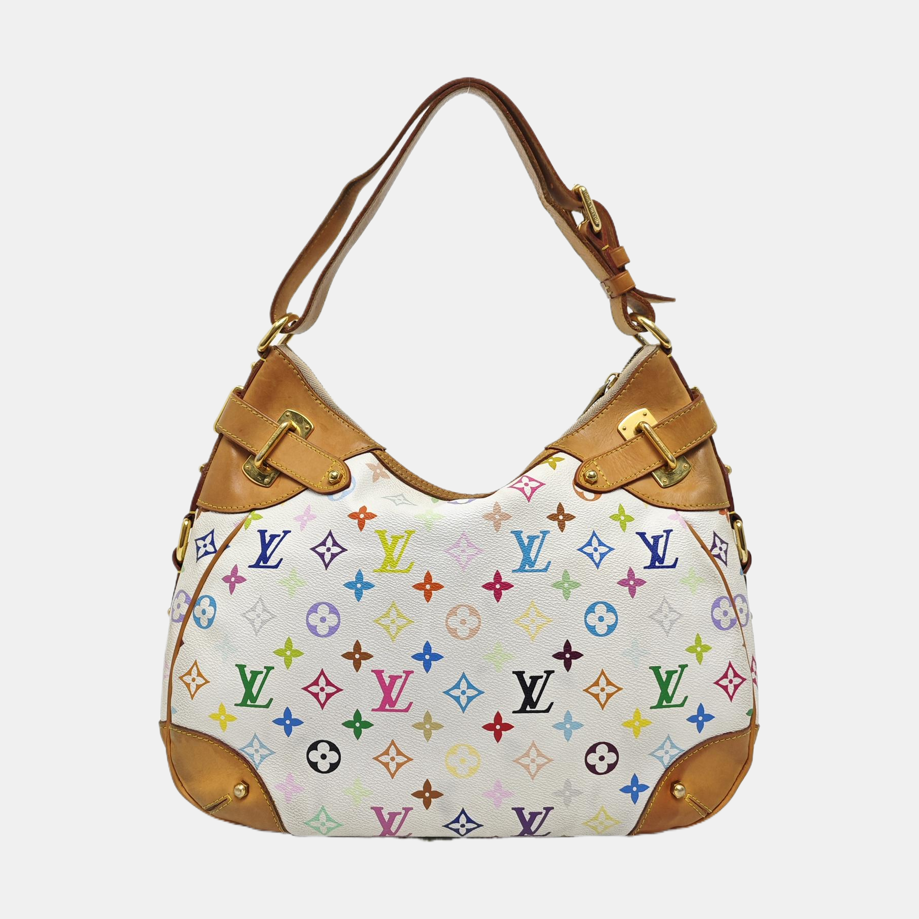 LV × TM GRETA Monogram Coated Canvas White