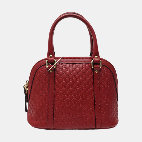 Microguccissima Monogram Calfskin Red