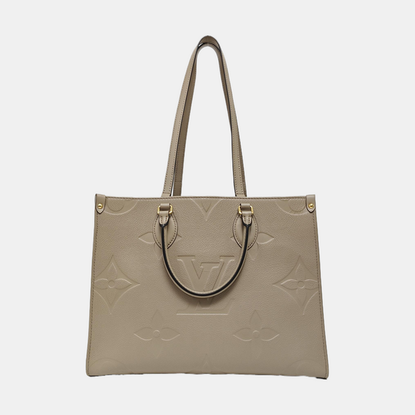 ONTHEGO MM Monogram Calfskin Gray