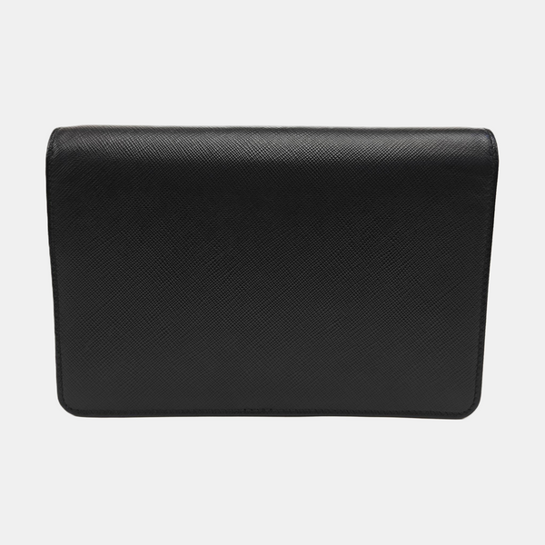 Calfskin Shoulder Bag Black
