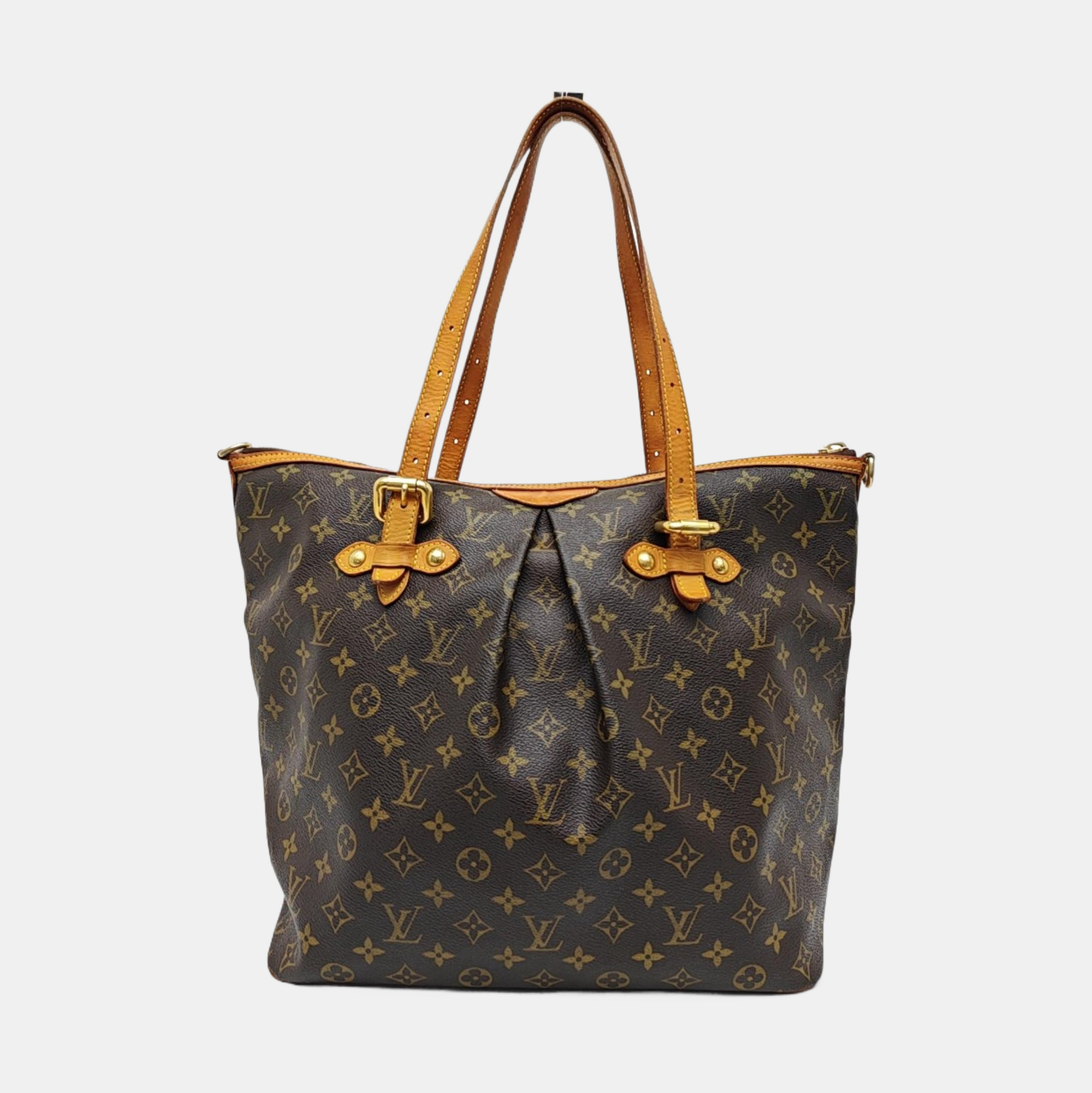 PALERMO GM Monogram Coated Canvas Brown