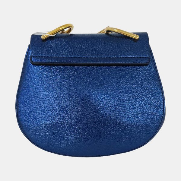 Drew Mini Calfskin Blue