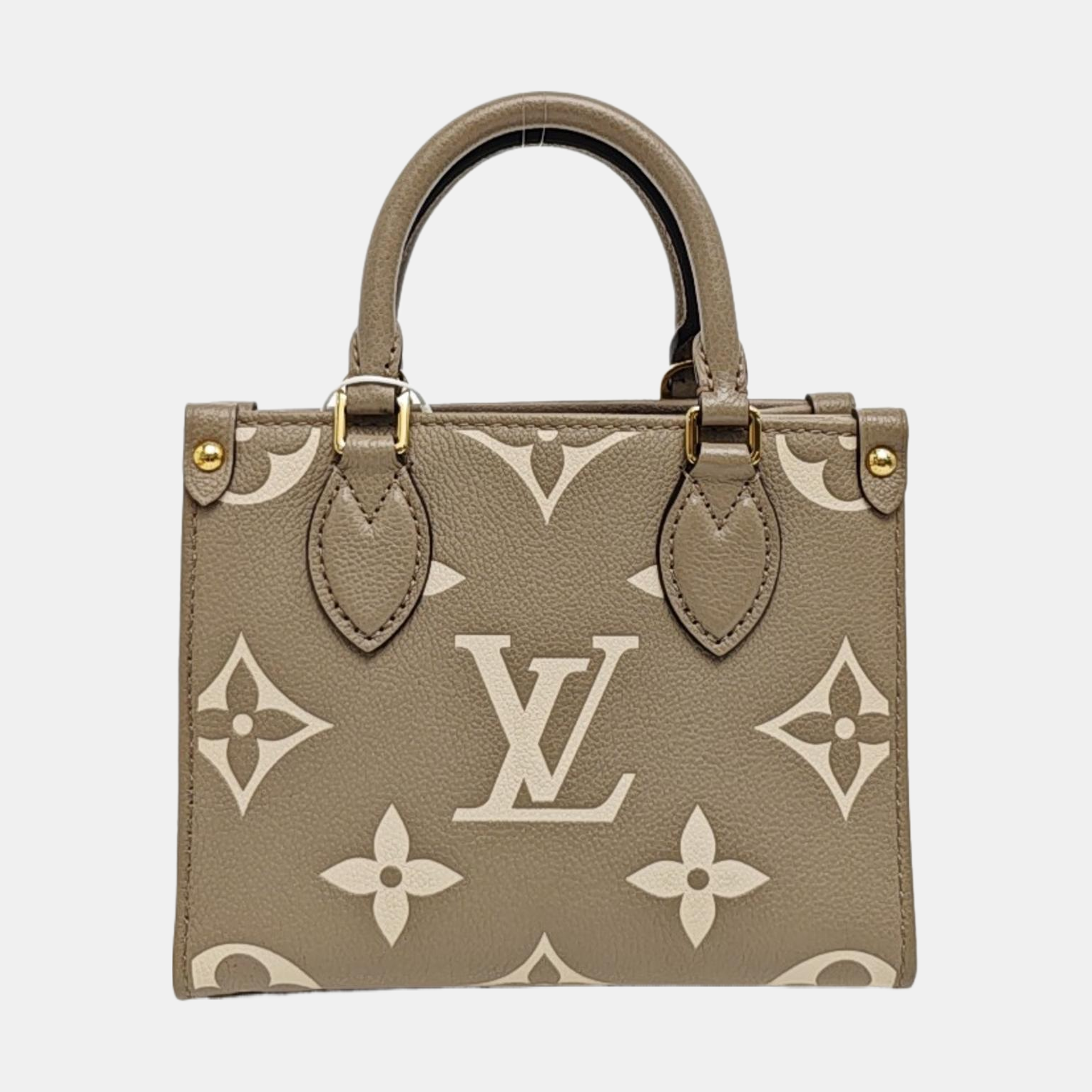 ONTHEGO BB Monogram Calfskin Gray
