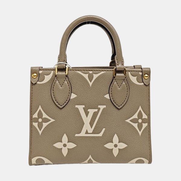 ONTHEGO BB Monogram Calfskin Gray