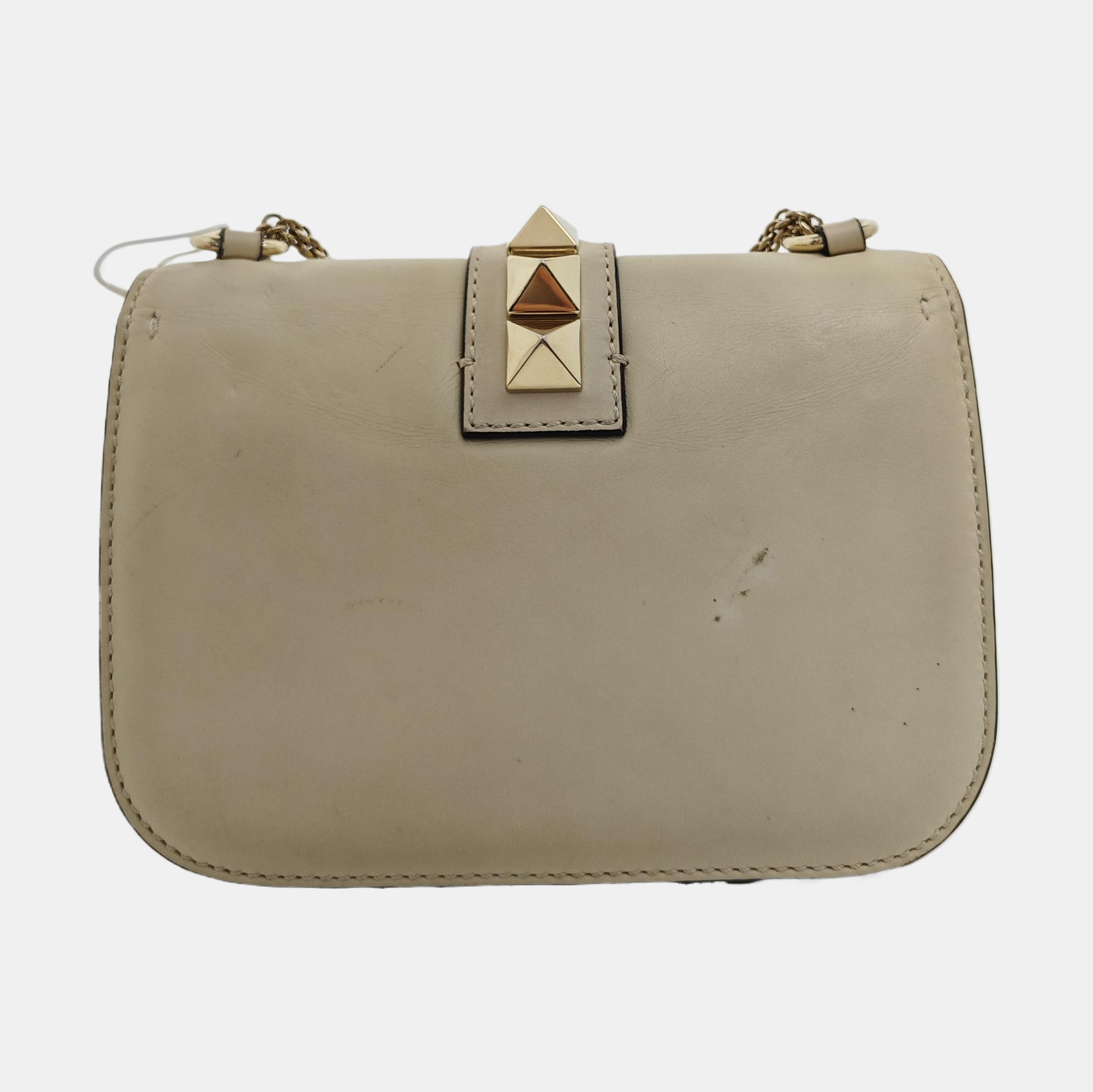 Glam Mini Calfskin Beige