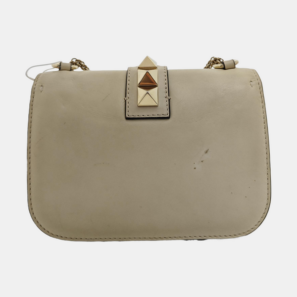 Glam Mini Calfskin Beige