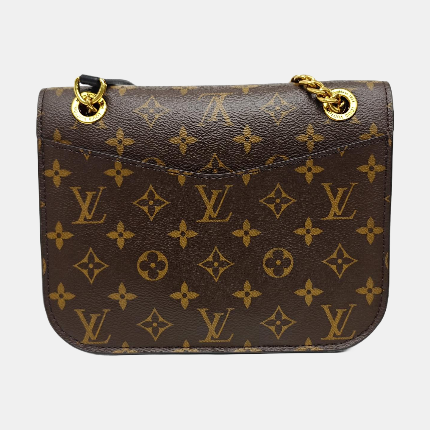 PASSY Monogram Coated Canvas Brown