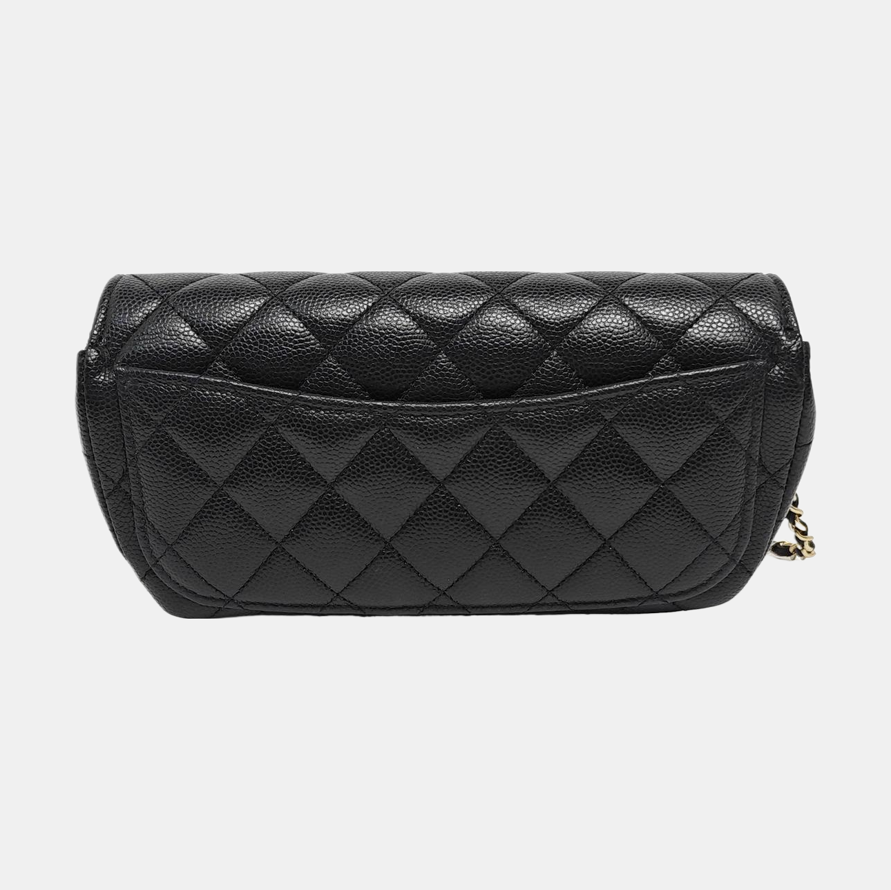 Quilted Grained Calfskin Black