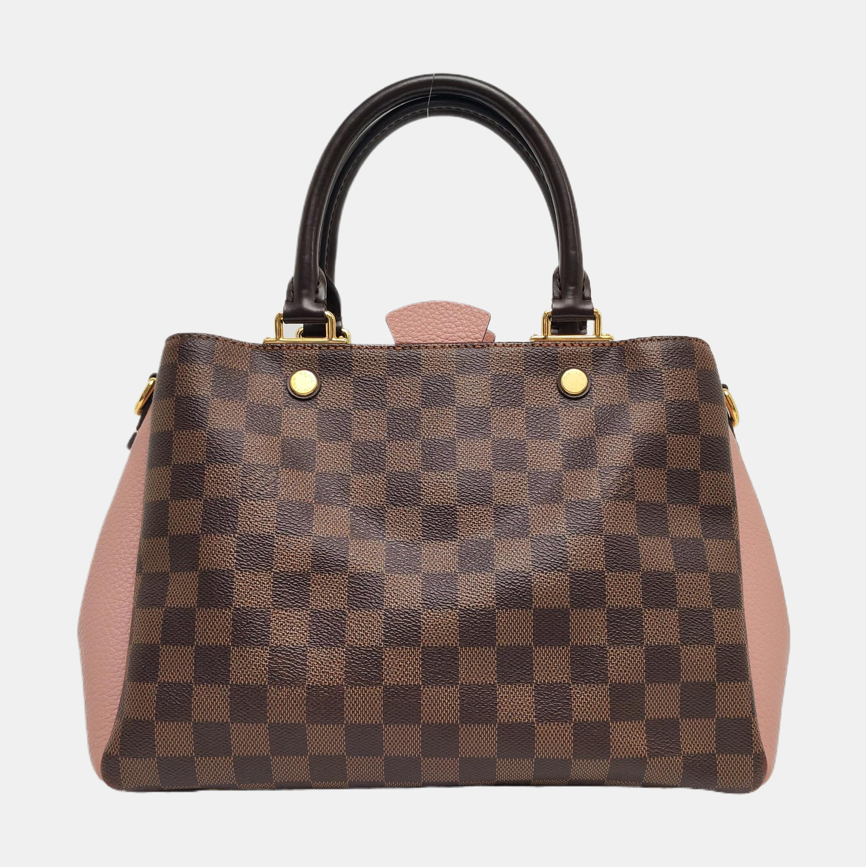 BRITTANY BB Damier Ebene Coated Canvas Brown