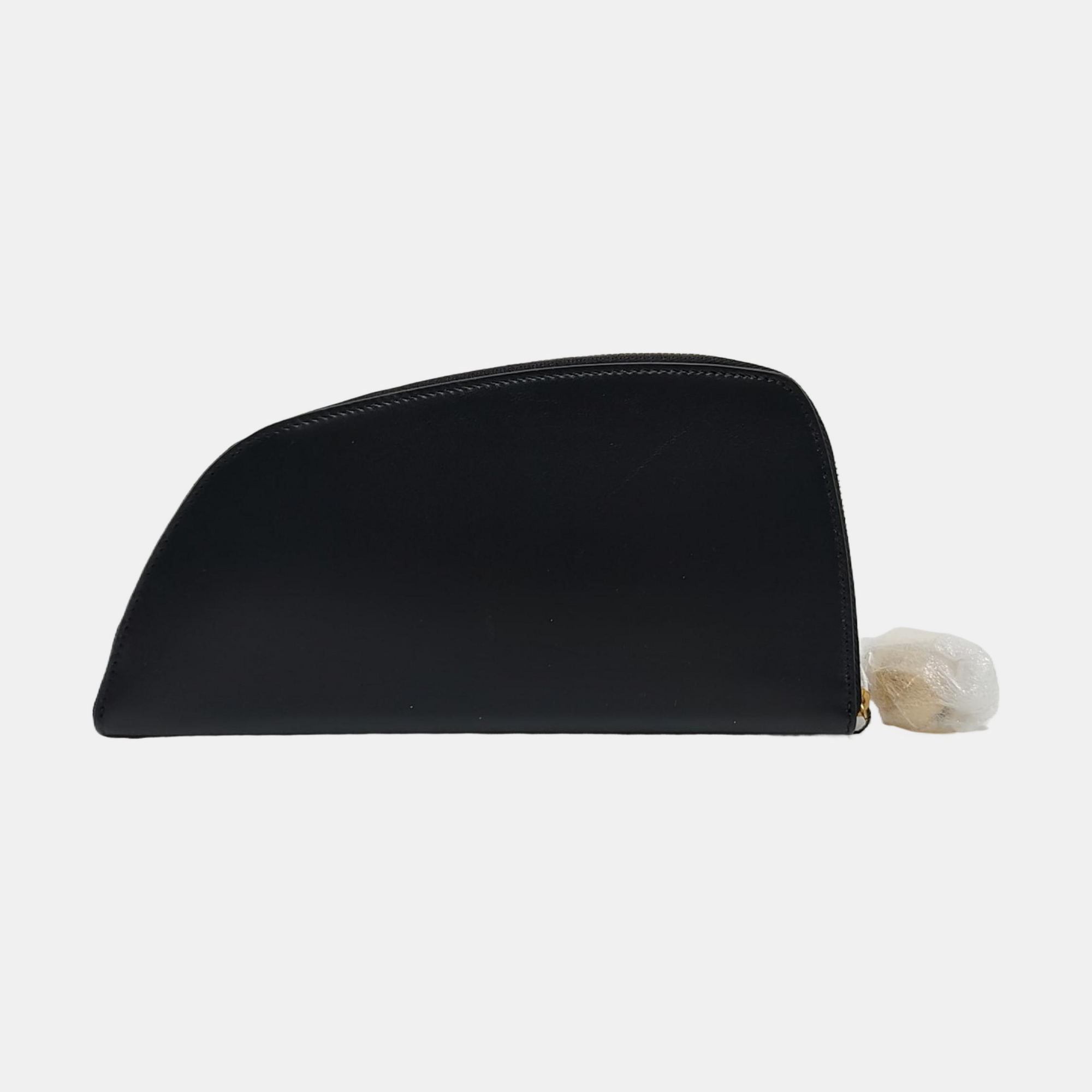 SHIELD Large Lambskin Black Wallet