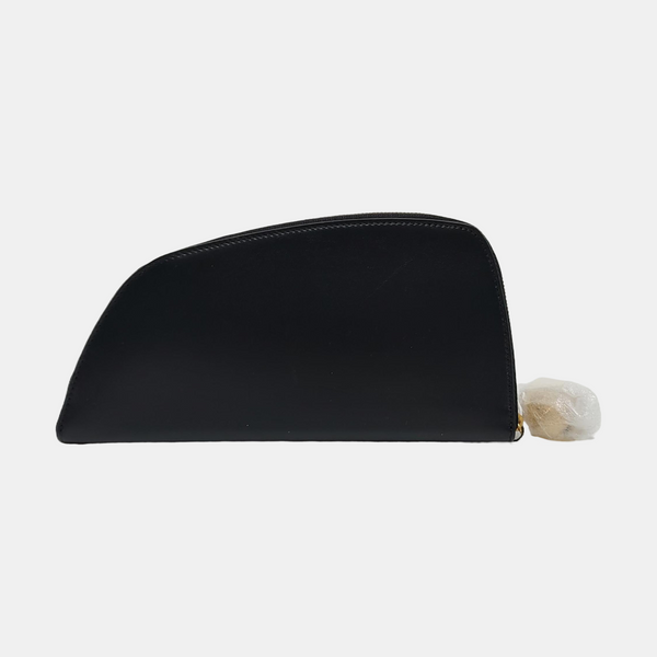 SHIELD Large Lambskin Black Wallet