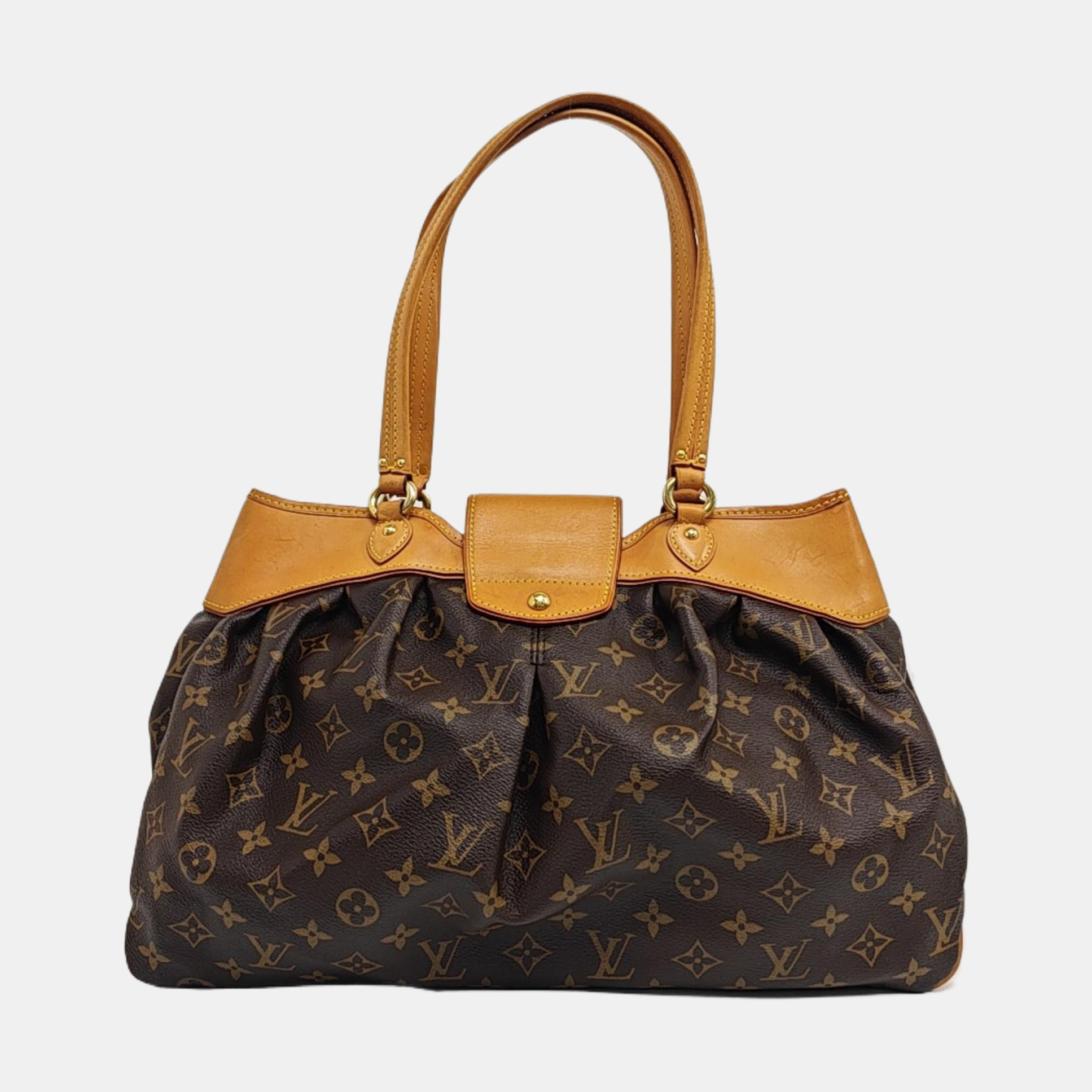 VINTAGE BOETIE PM Monogram Coated Canvas Brown