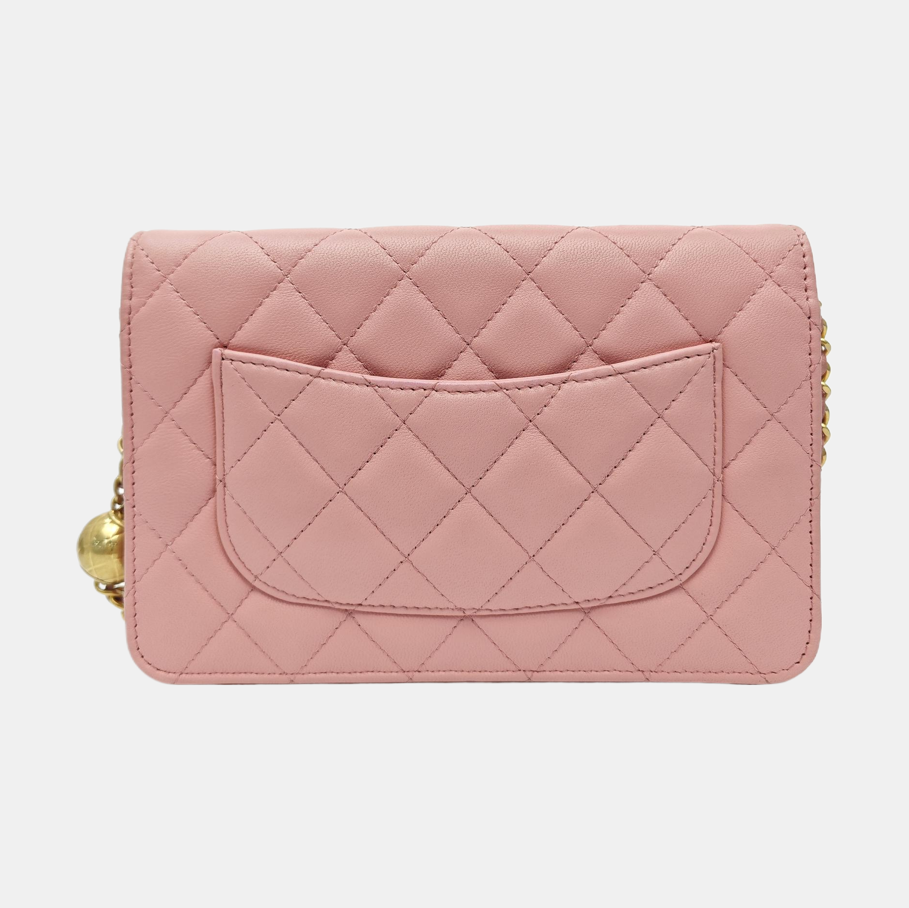 TRENDY CC Quilted Lambskin Pink