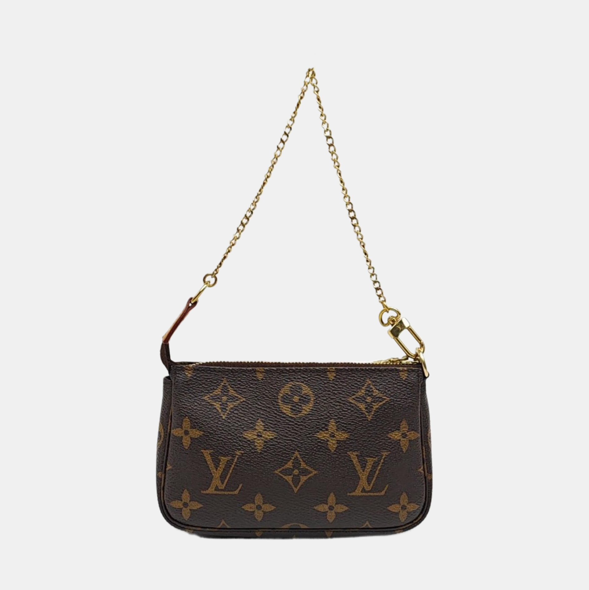 ACCESSOIRES Mini Monogram Coated Canvas Brown