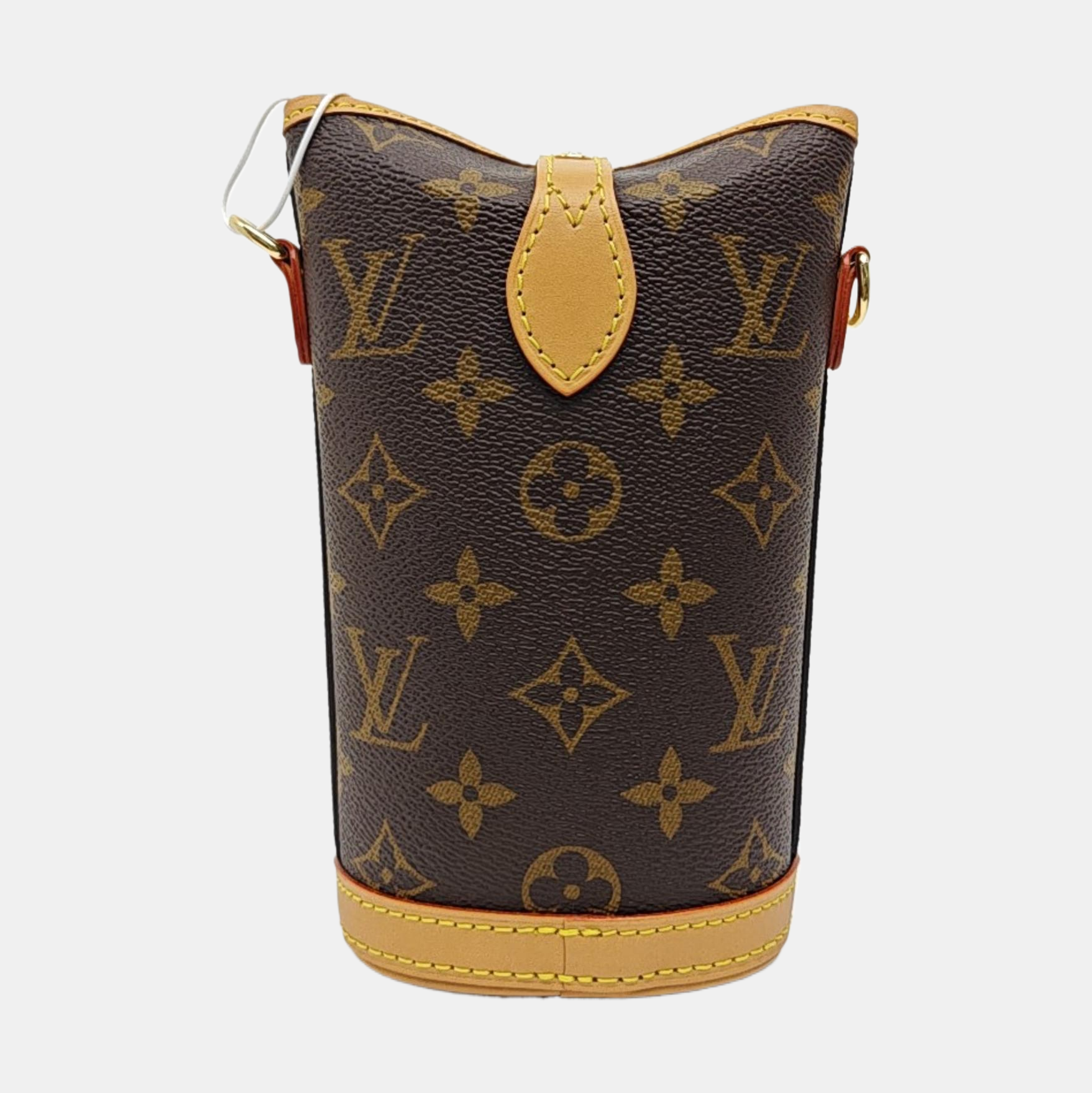 FOLD ME Monogram Coated Canvas Brown