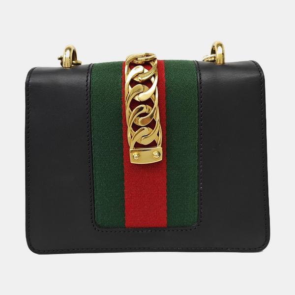 Sylvie Mini Calfskin Black