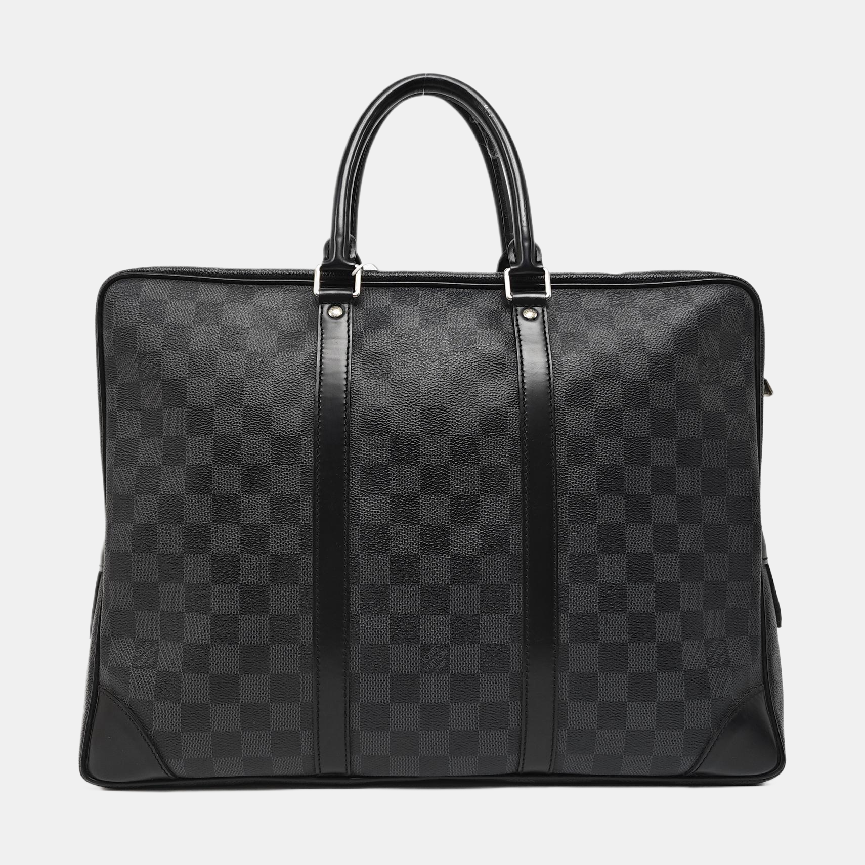 PORTE-DOCUMENTS Damier Graphite Coated Canvas Black