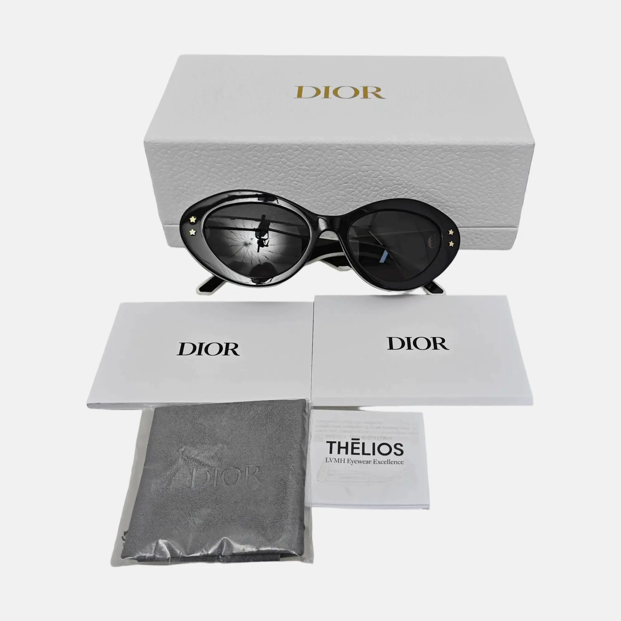 Synthetic Sunglasses Black