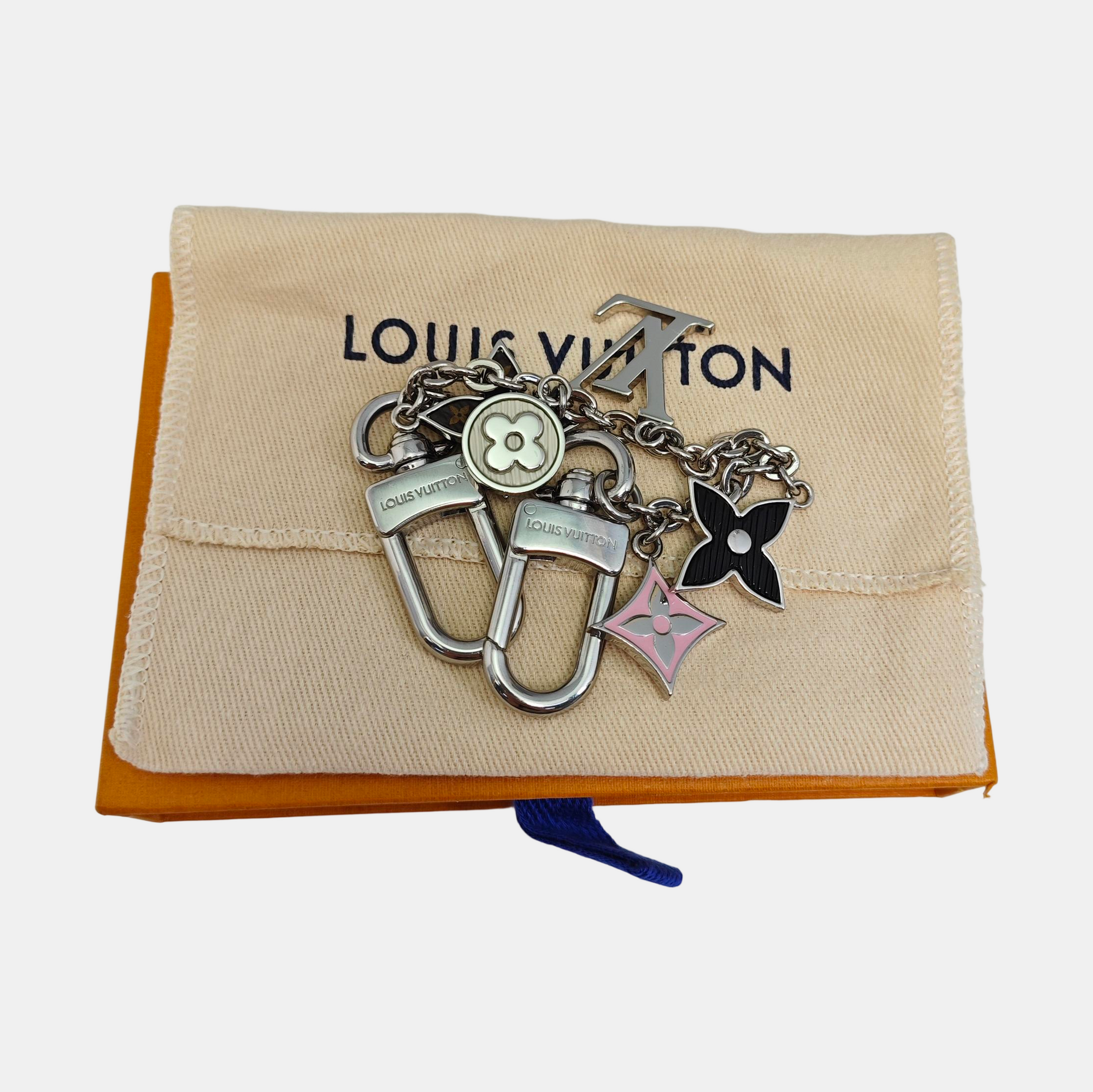 Metal Bag Charm Silver