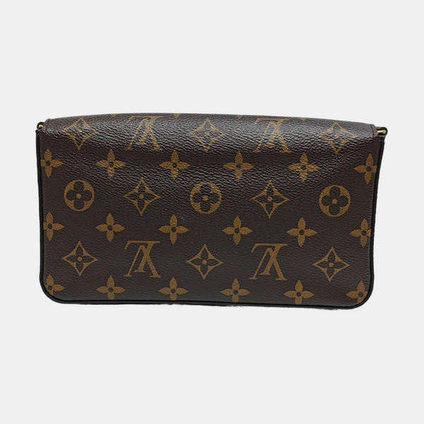 Authenticated pre-owned  FÉLICIE Monogram Coated Canvas Brown - Shoulder Bag at Looply