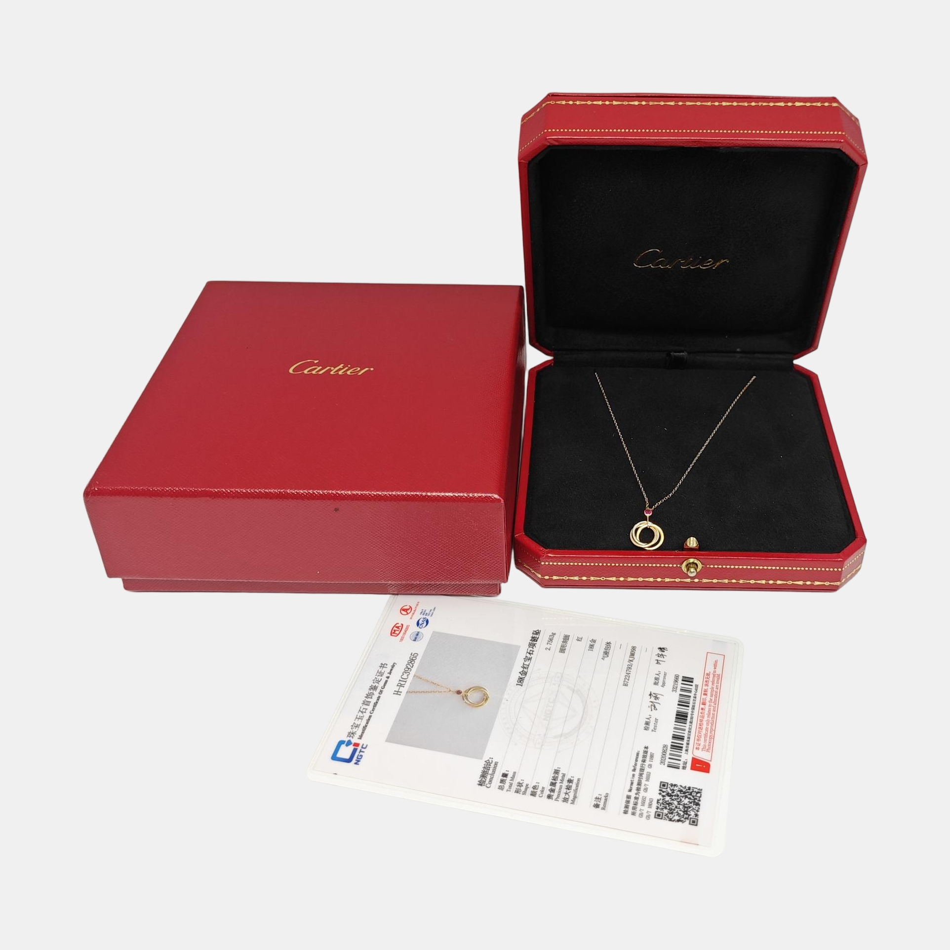 TRINITY 18k Rose Gold Necklace