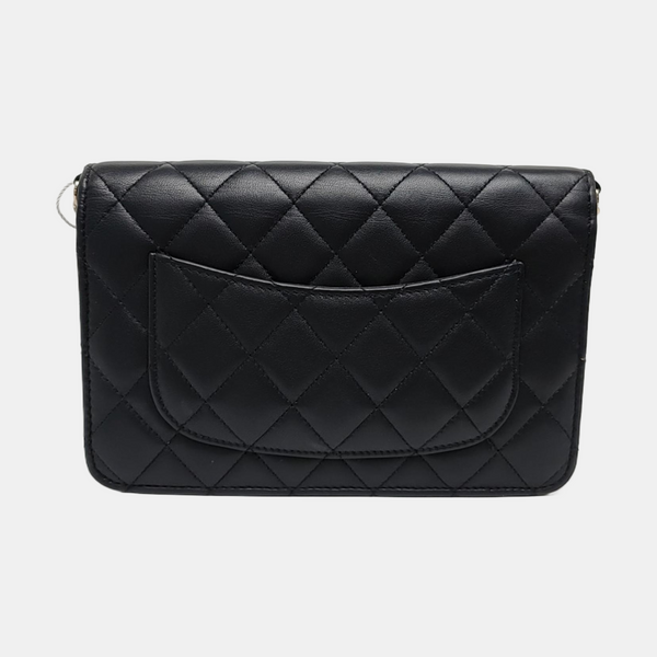 WOC Quilted Lambskin Black