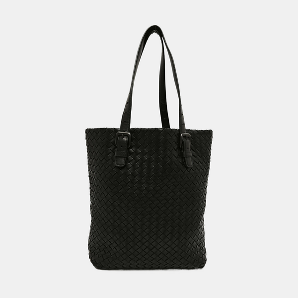 Lambskin Tote Bag Black