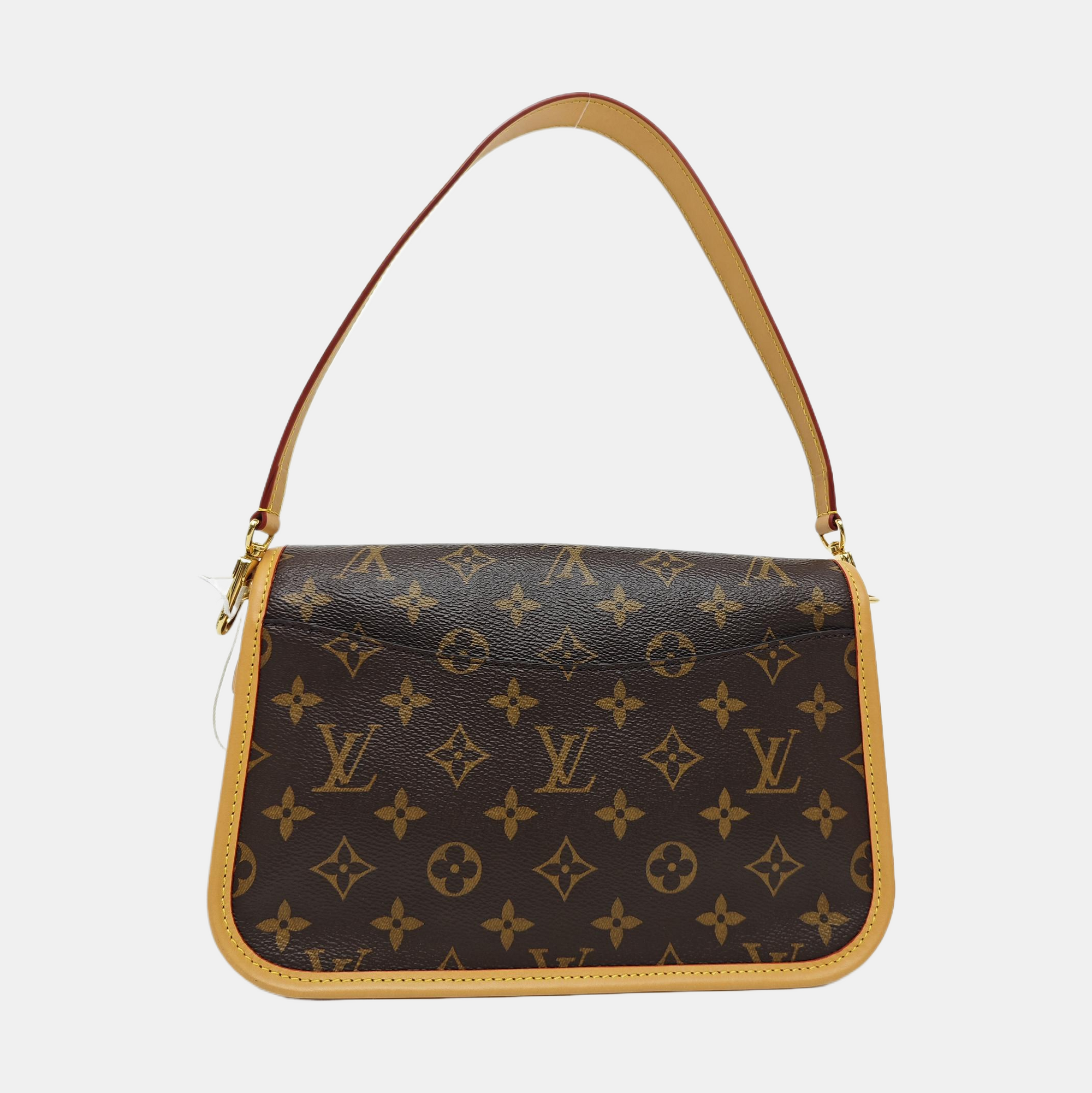 DIANE Monogram Coated Canvas Brown
