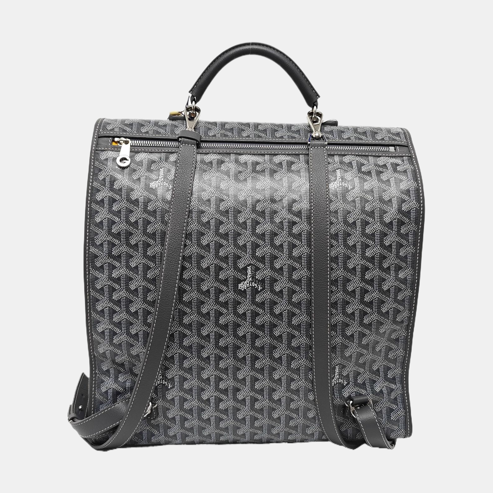 Saint Léger Coated Canvas Gray