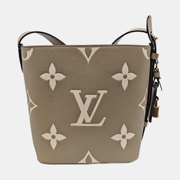 ALL IN BB Monogram Calfskin Gray