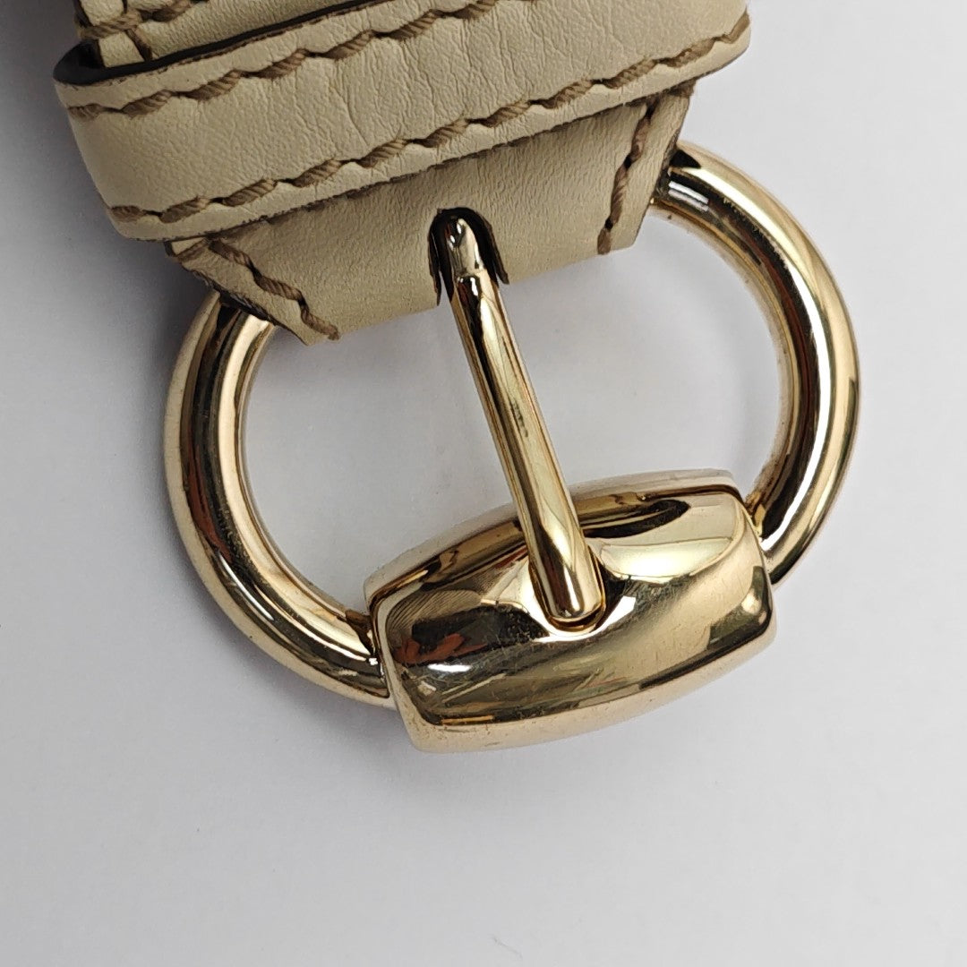 Fabric Belt Beige