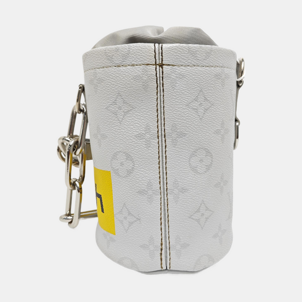 CHALK Monogram Coated Canvas Gray