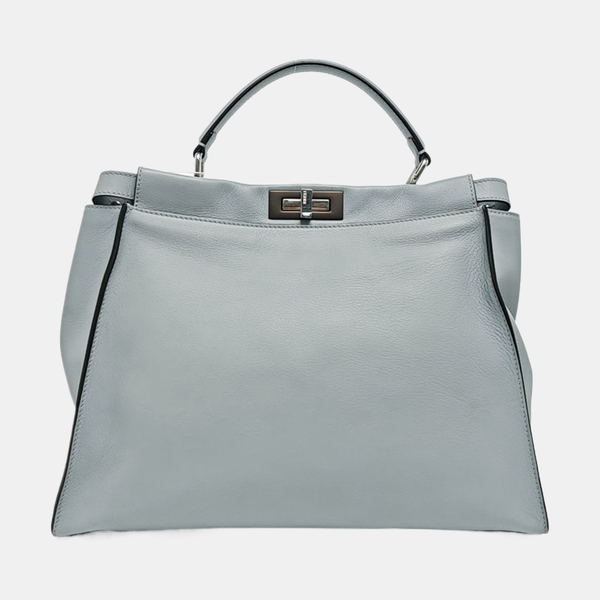 Peekaboo Large Leather Blue