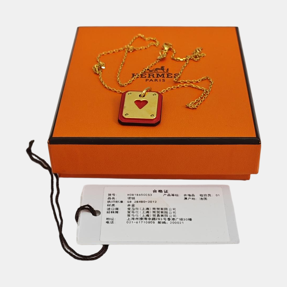 As De Coeur Metal Gold Necklace