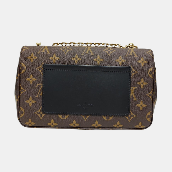MARCEAU Monogram Coated Canvas Brown