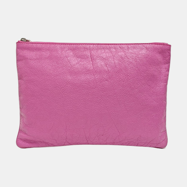 Calfskin Clutch Pink
