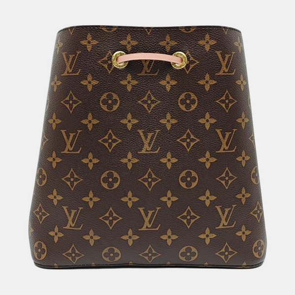 NÉONOÉ MM Monogram Coated Canvas Brown