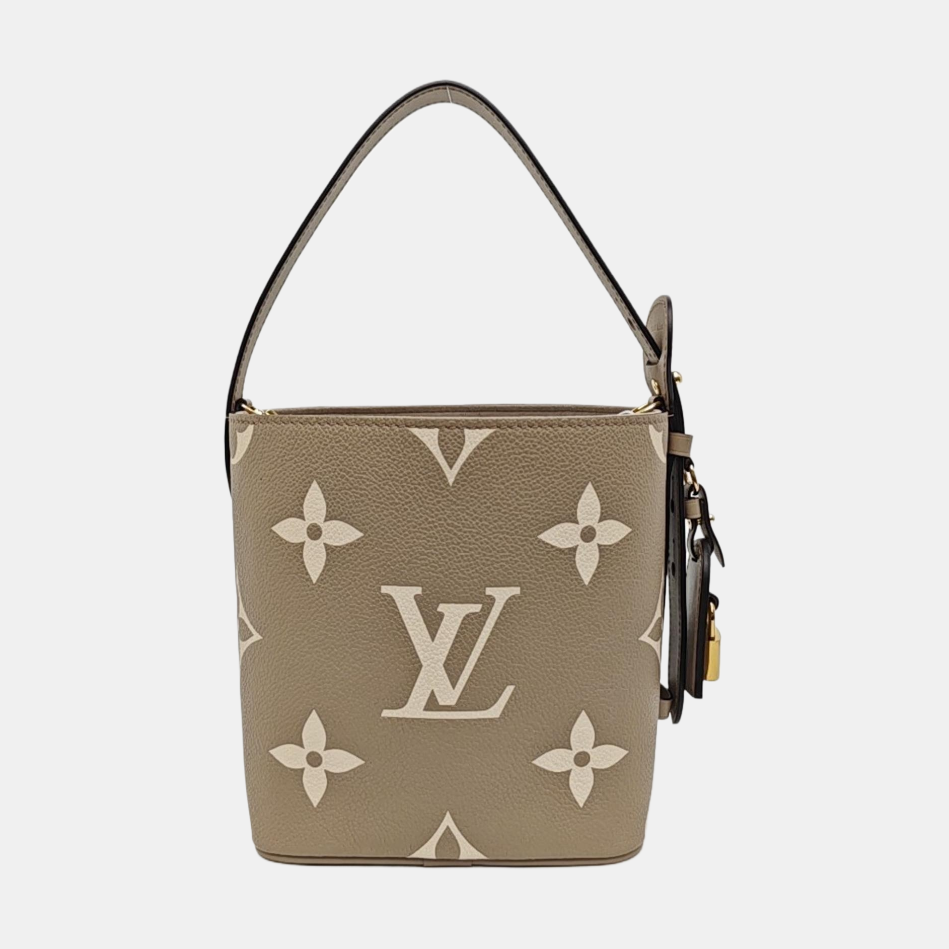 ALL IN BB Monogram Calfskin Gray